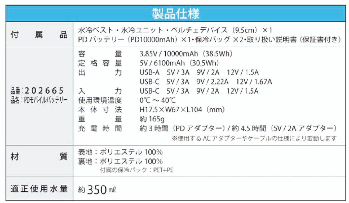 製品仕様