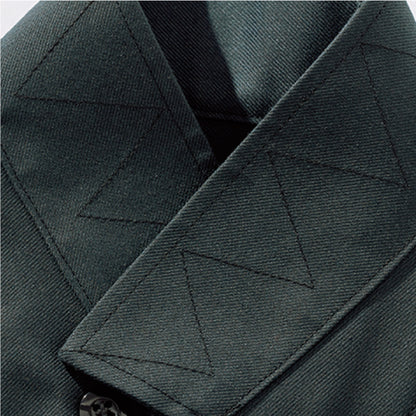 HOOH 2501 村上被服 サージ 立衿シャツ M～6L【通年用】