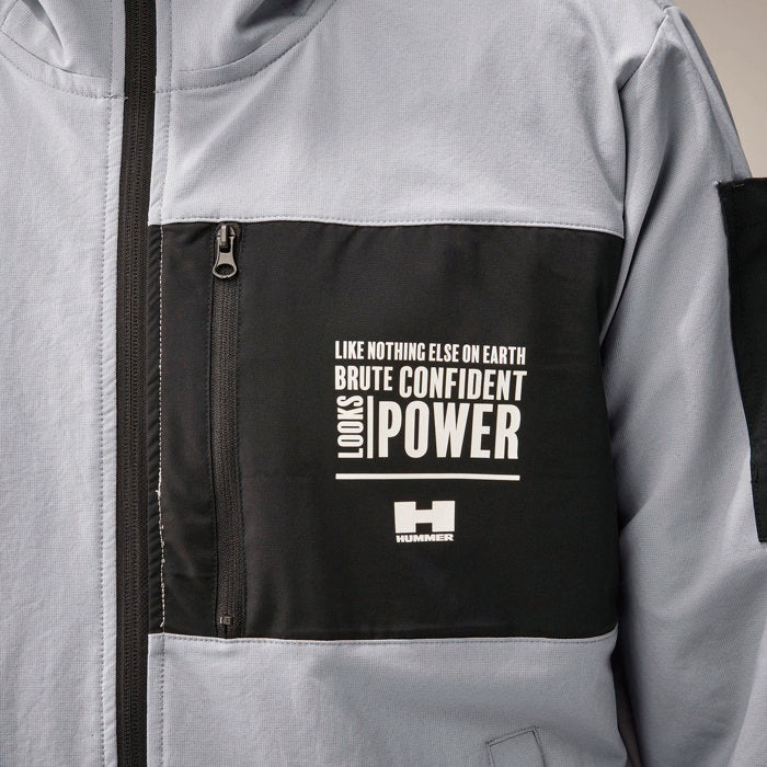 胸ファスナーポケット