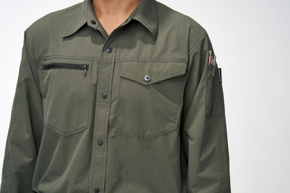 左胸フラップポケット