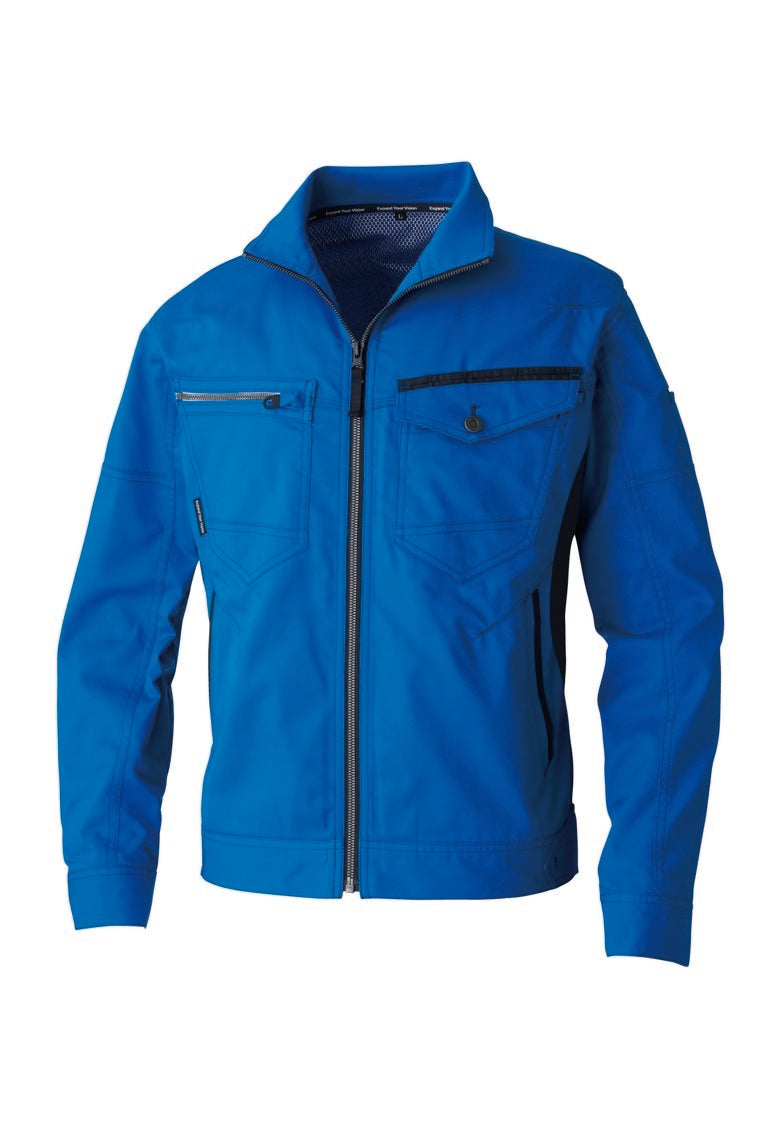 SOWA 桑和 制電素材 ストレッチ長袖ブルゾン レディースサイズ対応 SS