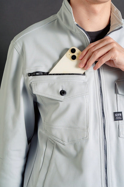 アイズフロンティア 3160 カットソーA.D.ストレッチワークジャケット【通年用】 S～6L