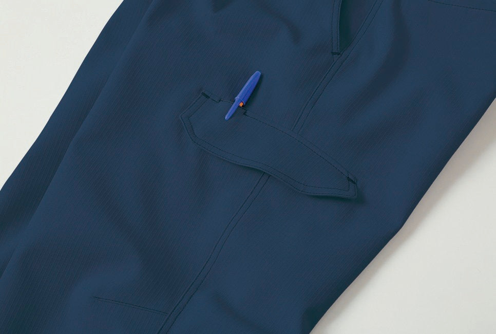 左カーゴポケットペン差し付 ネイビー