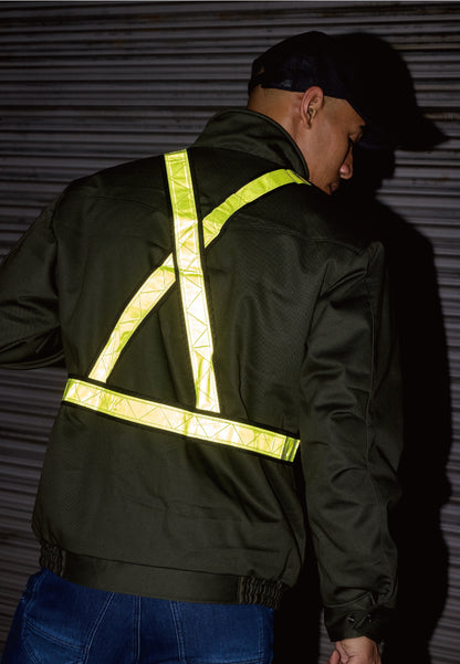 HOOH 322 村上被服 ショート丈反射ベスト F～XO【通年用】