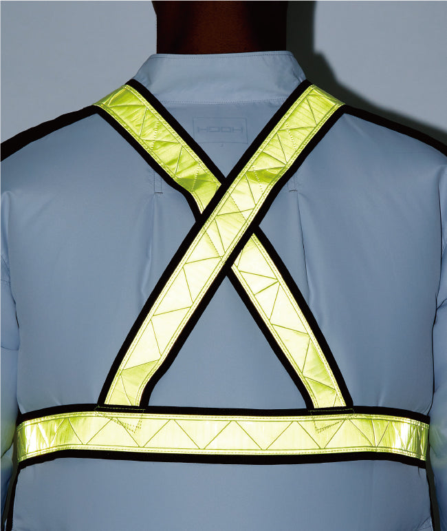 HOOH 322 村上被服 ショート丈反射ベスト F～XO【通年用】