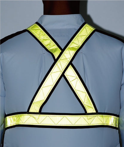 HOOH 322 村上被服 ショート丈反射ベスト F～XO【通年用】