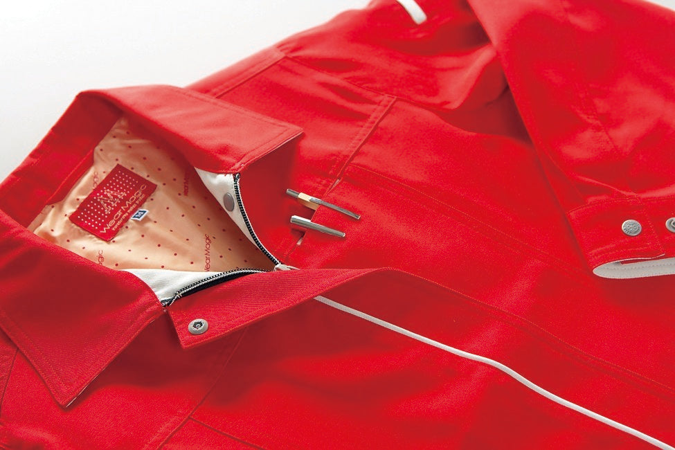 背ネーム 左胸ペン差し