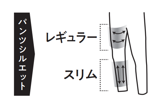 SOWA 3472-09 パンツシルエット