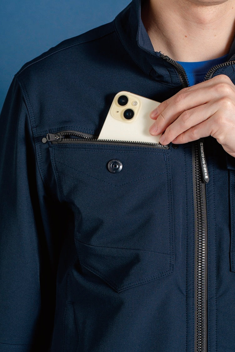 アイズフロンティア 3700 A.D.ストレッチナイロンワークジャケット【通年用】 S～6L