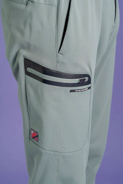 アイズフロンティア 3983 A.D.ストレッチバックワッフルジョガーパンツ【通年用】 SS～5L