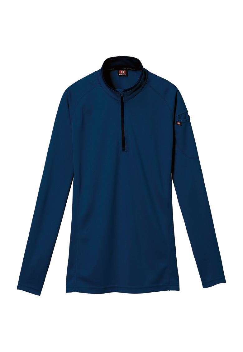 バートル 413 BURTLE ドライメッシュ長袖ジップシャツ【通年用】- 作業