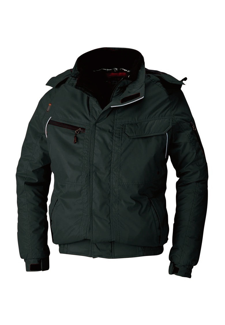 桑和 44903 防寒ブルゾン LLサイズ ブラック(4) SOWA 【北海道・沖縄・離島配送不可】 SOWA 44903 桑和 裏アルミプリント Absolute 防寒中綿ブルゾン【秋冬用