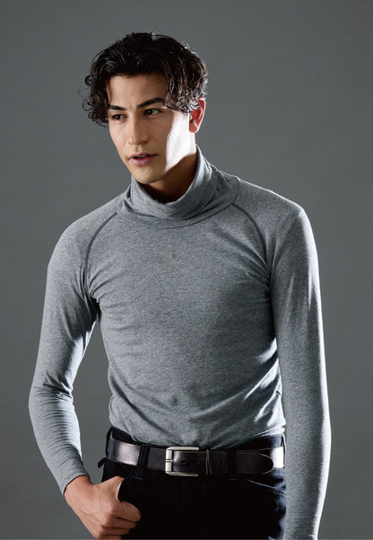 HOOH 488 村上被服 綿94% オーバーネックホットインナー S～8L【防寒用】