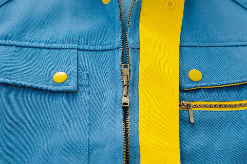 上下開放式ファスナー