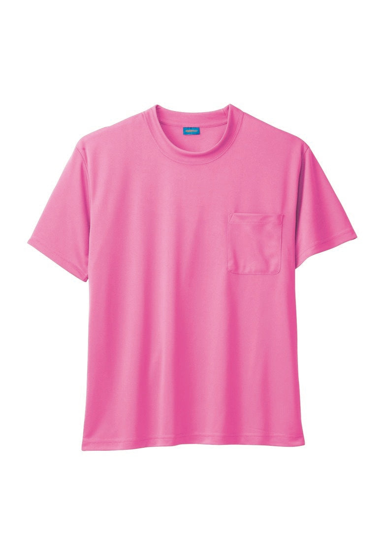 SOWA 50381 桑和 ハニカムメッシュ半袖Tシャツ（胸ポケット付