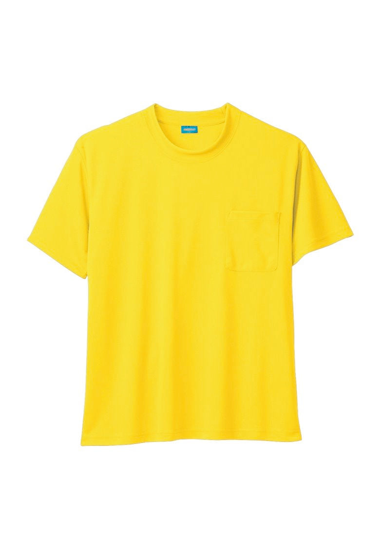 期間限定　パフスリーブ 半袖Tシャツ 2色セット SOWA 50381 桑和 ハニカムメッシュ半袖Tシャツ（胸ポケット付