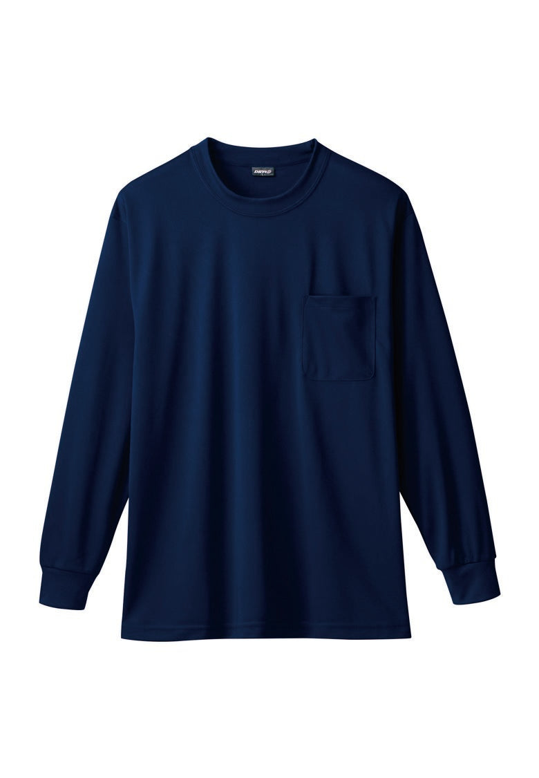 SOWA 50384 桑和 ハニカムメッシュ長袖Tシャツ（胸ポケット付）S〜8L