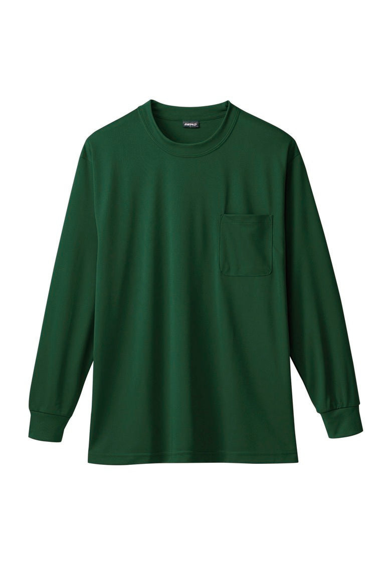 SOWA 50384 桑和 ハニカムメッシュ長袖Tシャツ（胸ポケット付）S〜8L