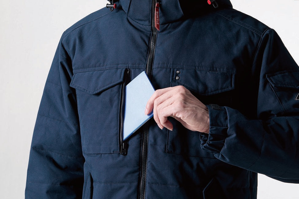 レベルブック・Phone収納 ファスナーポケット(右) 