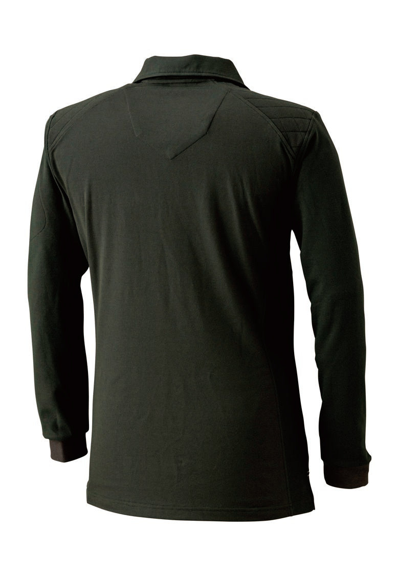 TS DESIGN 5105 藤和 交織鹿の子 男女ユニセックス 肩刺し子仕様・長袖