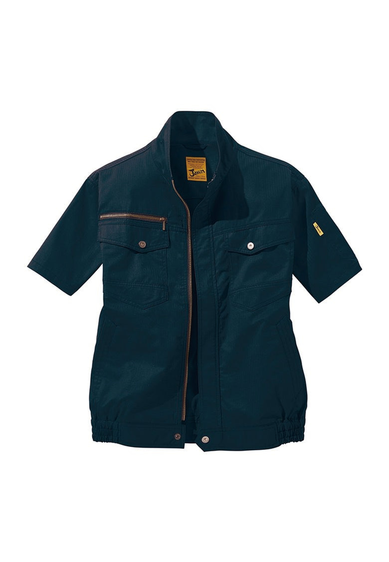 自重堂 54010 Jawin 空調服(R)半袖ブルゾン シックブラック（C/131）