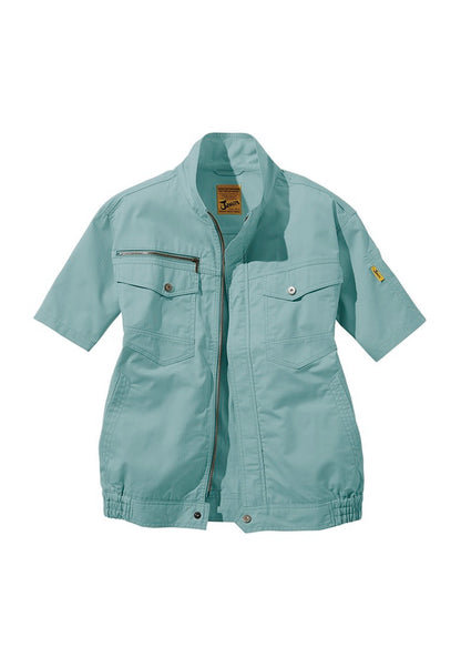 自重堂 54010 Jawin 空調服(R)半袖ブルゾン アースグリーン（C/039）