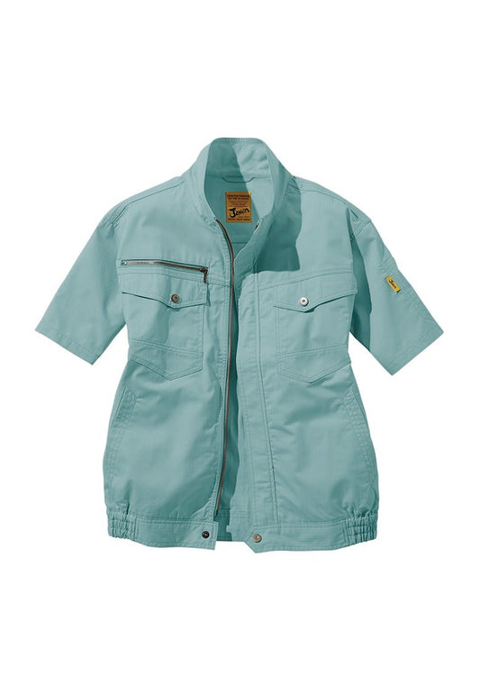 自重堂 54010 Jawin 空調服(R)半袖ブルゾン アースグリーン（C/039）