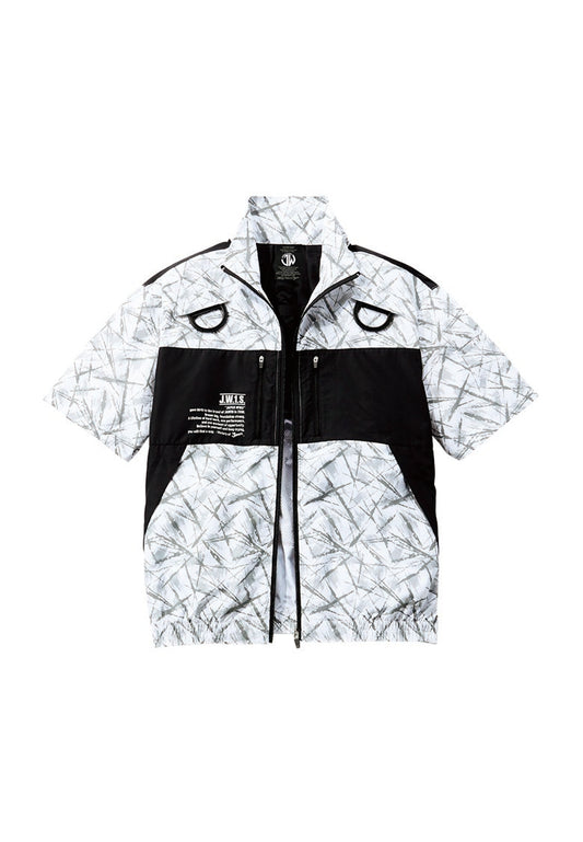 自重堂 54160 Jawin 空調服(R)半袖ブルゾン シルバーカモフラ（C/141）