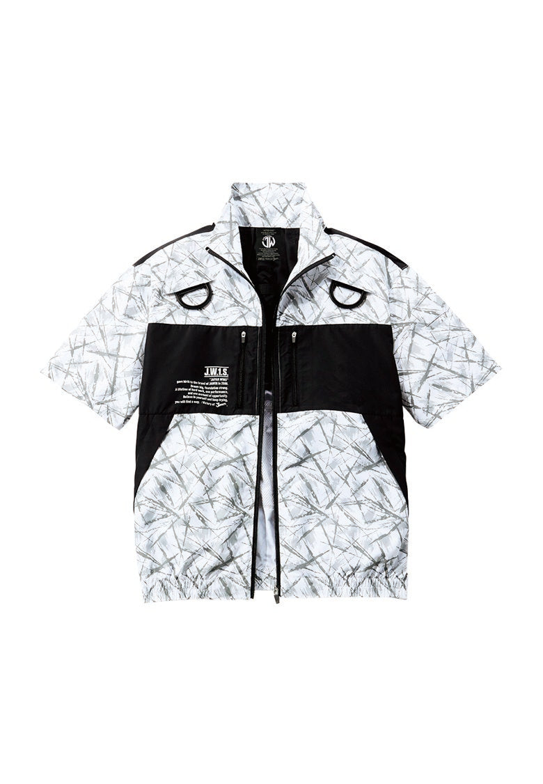 自重堂 54160 Jawin 空調服(R)半袖ブルゾン シルバーカモフラ（C/141）