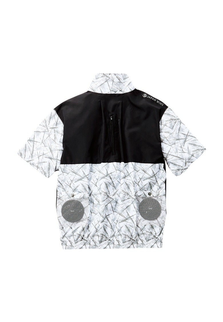 自重堂 54160 Jawin 空調服(R)半袖ブルゾン 背面イメージ