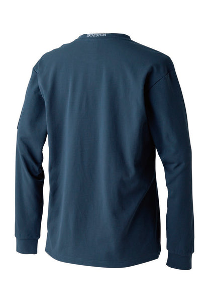 TSデザイン 55350 ニッカーズドライワッフルロングスリーブTシャツ【秋冬用】 S～6L