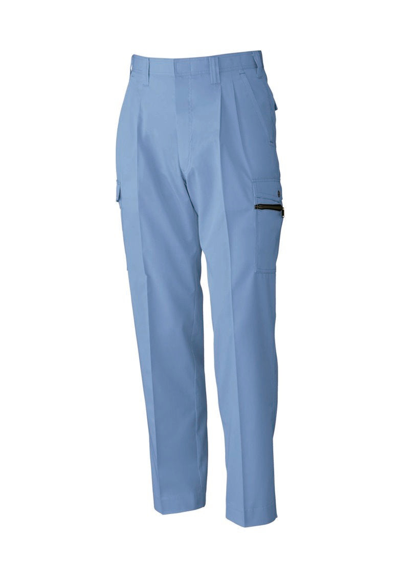 SOWA 618 桑和 イージーアイロン タフ素材 制電ツータックカーゴパンツ