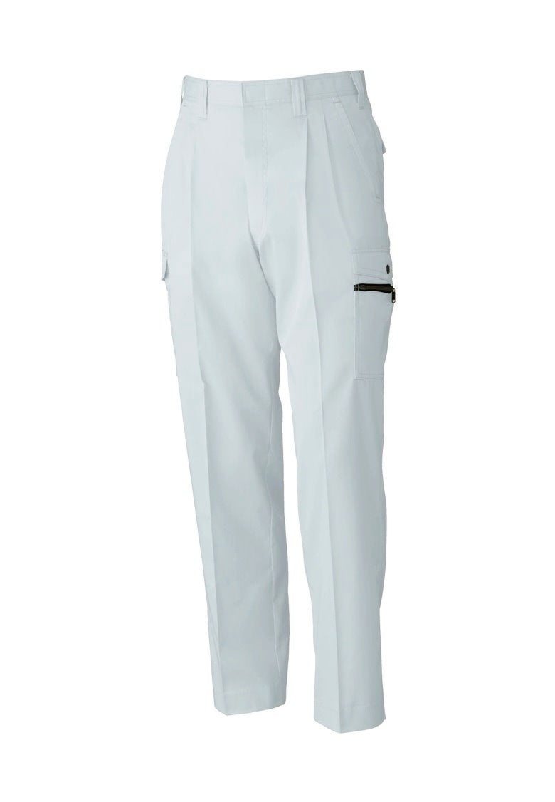 SOWA 618 桑和 イージーアイロン タフ素材 制電ツータックカーゴパンツ