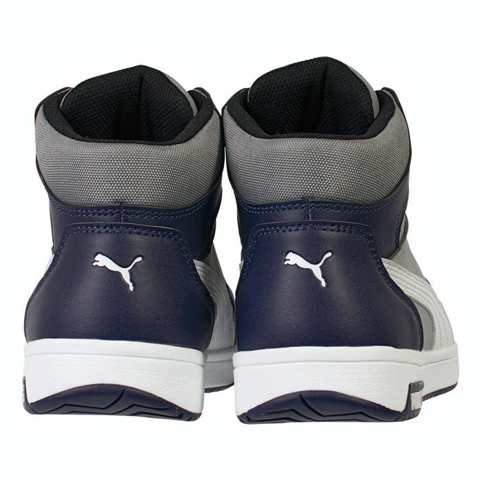 プーマ安全靴#63.221 27.0cmフロントコートグレーディスクミッド PUMA プーマ セーフティシューズ 63.221.0 HERITAGE フロントコート