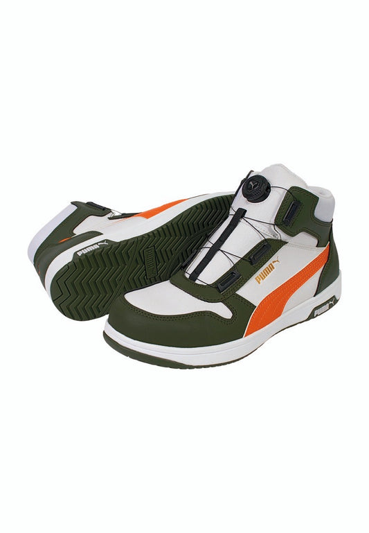 63.222.0 HERITAGE フロントコート ホワイト＆グリーン ディスク ミッド