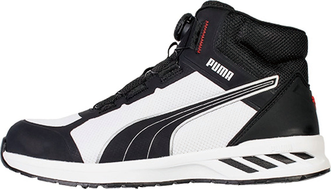 PUMA 安全靴 26.0 EEEブラック/ホワイト PUMA SAFETY 安全靴 GRIDE DISC LOW｜空調服専門店