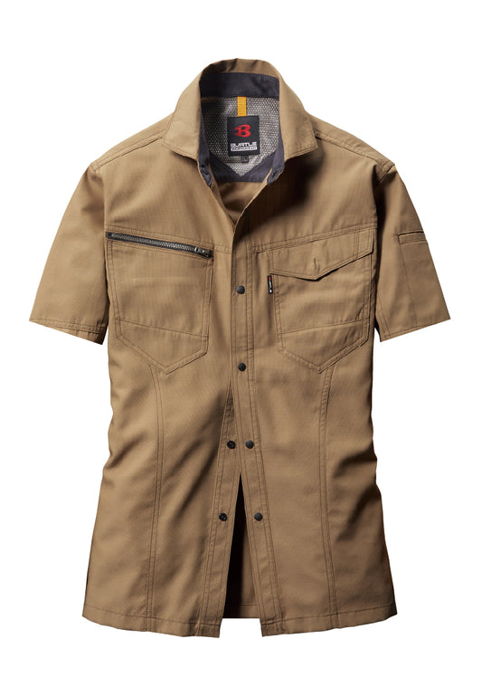 キャメル
※加工はイメージです。製品によって半袖加工のし上がりが若干異なる場合がございます