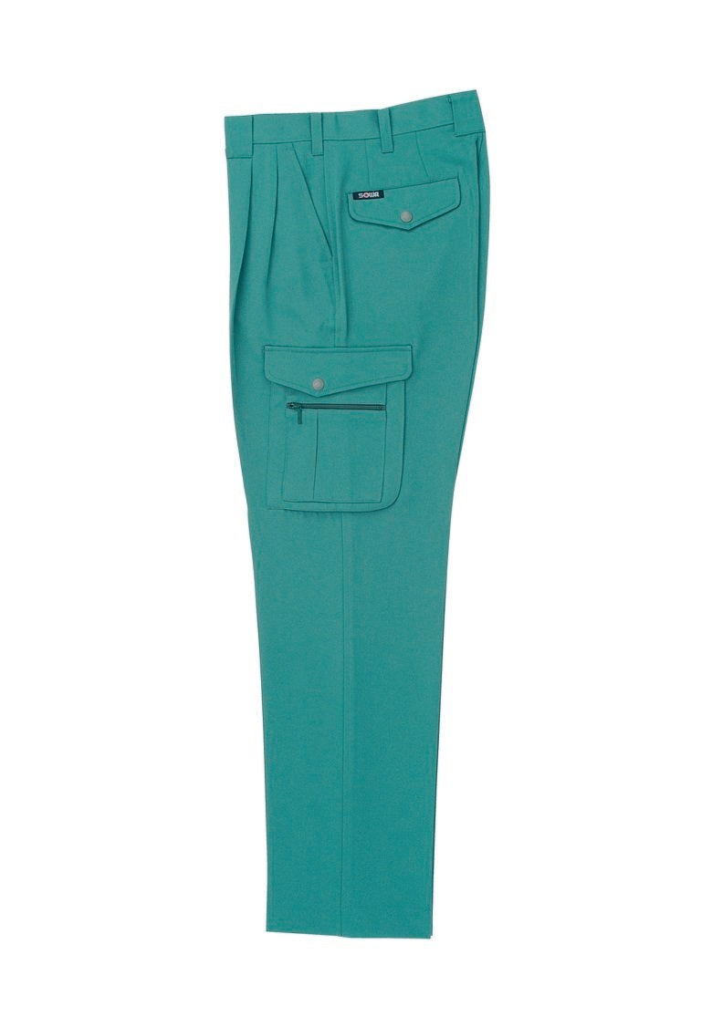 SOWA 7118 桑和 カーゴパンツ（ツータック）【秋冬用】 70～130