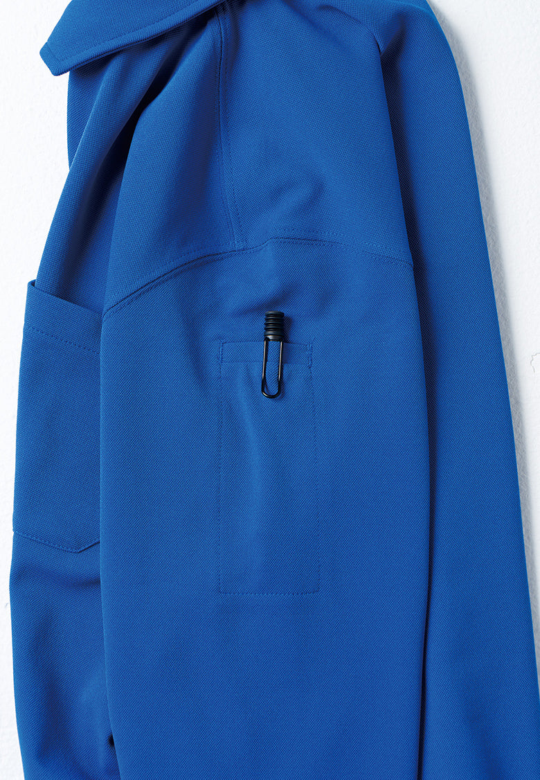 SOWA 7325-50 桑和 吸汗速乾 UVカット 長袖ポロシャツ(胸ポケット付き