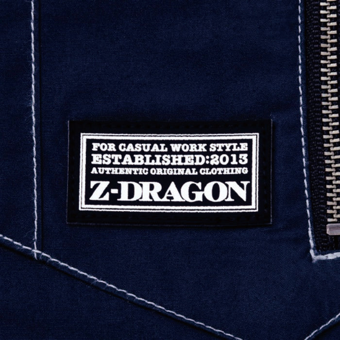 自重堂 74110 ZDRAGON 空調服(R)長袖ブルゾン [フルハーネス対応] 着用イメージ（前面）