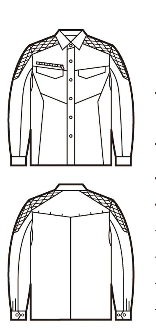 自重堂 75404 Z-DRAGON 高耐久 ソフト 長袖シャツ 【通年用】 S～5L
