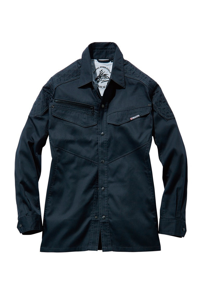 ヒーローよん◇【タグ付き未使用】Reft スタンドカラーODシャツ スタンドカラーシャツ – SPITZ,NOW! 〜ロック大陸の物語展〜 ONLINE STORE