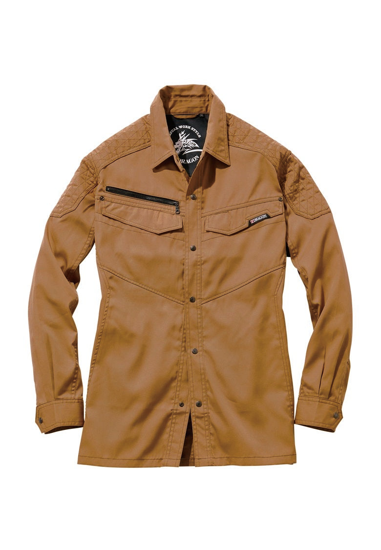 自重堂 75404 Z-DRAGON 高耐久 ソフト 長袖シャツ 【通年用】 S～5L