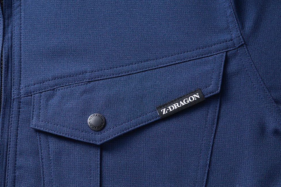 自重堂 76904 Z-DRAGON 製品制電 裏面 ストレッチ 長袖シャツ 【通年用