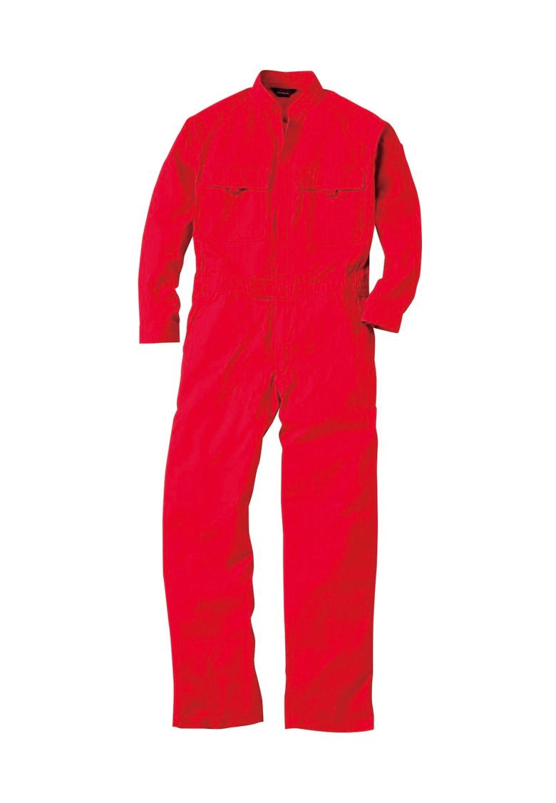 レッドオーバーオール（つなぎ・サロペット）】オーバーオール（つなぎ