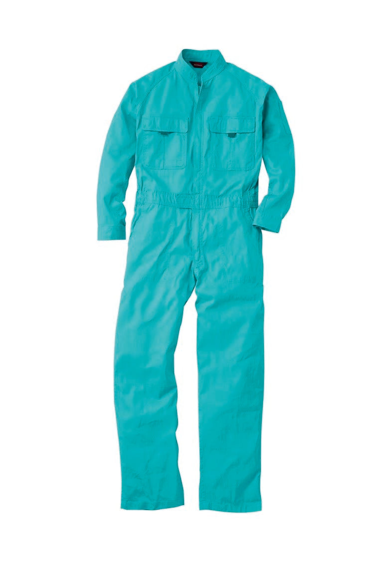 SOWA 9000 桑和 綿100％ 選べる21色 スタンドカラーつなぎ服