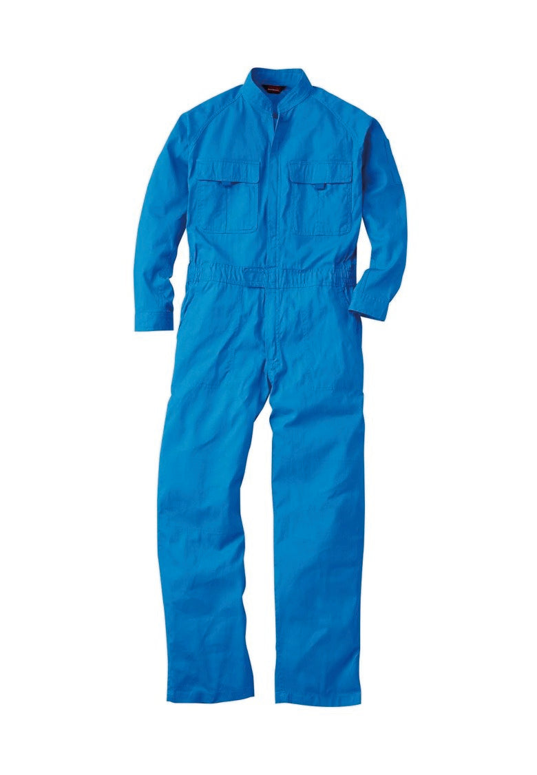 SOWA 9000 桑和 綿100％ 選べる21色 スタンドカラーつなぎ服