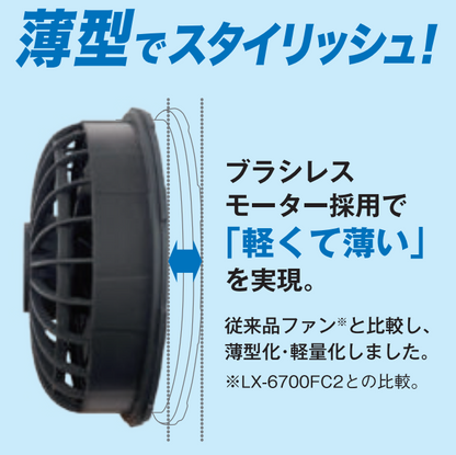 薄型でスタイリッシュ！
