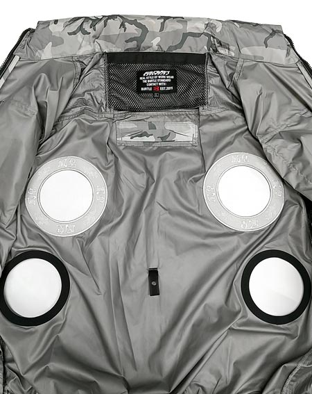 バートル AC2096-B4 エアークラフト AC半袖ブルゾン（ユニセックス
