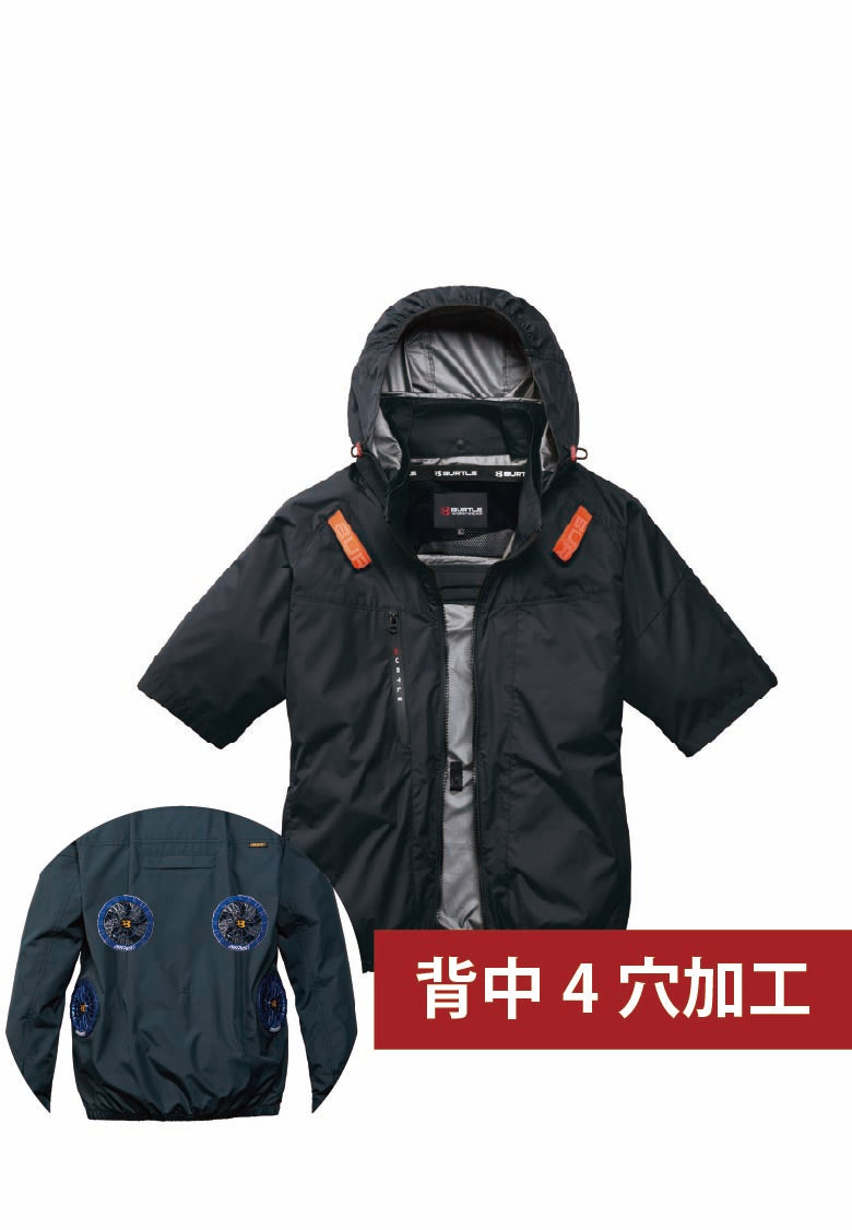 バートル AC2096-B4 エアークラフト AC半袖ブルゾン（ユニセックス